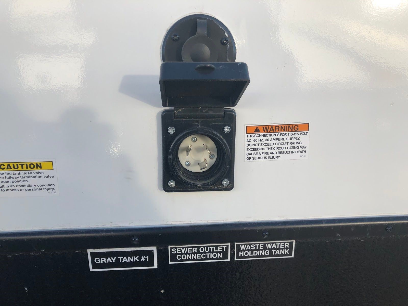 power outlet on an RV